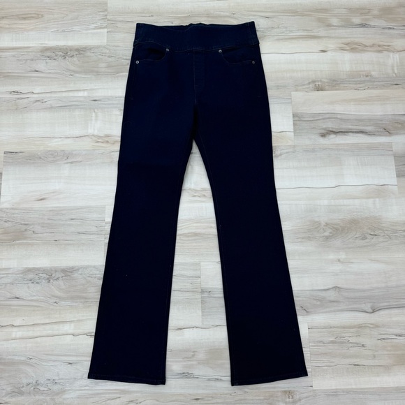 SPANX Signature Waist Hi-Waist Slim Boot Jean Sz 30 dark wash - Picture 2 of 6